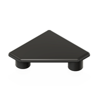 MODULAR SOLUTIONS POLYAMIDE PART END CAP 45MM X 45MM MITER CORNER BLACK